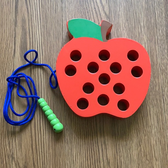 Other - Wooden threading toy